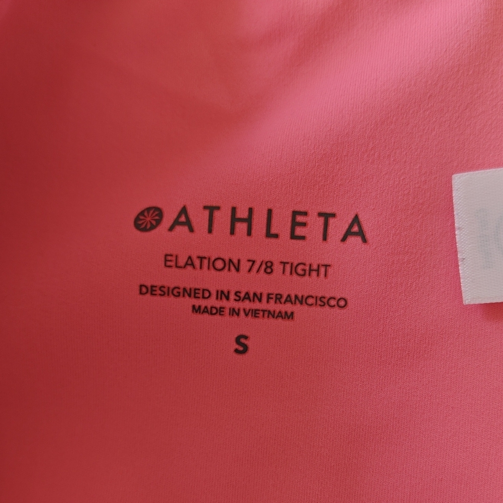 Athleta Tie-Dye Leggings — Pink, Blue & White - Picture 2 of 5